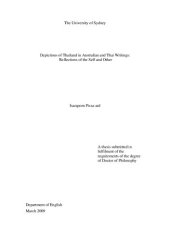 book Depictions of Thailand in Australian and Thai Writings: Reflections of the Self and Other