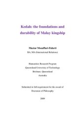 book Kedah: the foundations and durability of Malay kingship