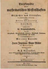 book Enzyklopädie der Kriegswissenschaften, das ist Kriegskunst, Kriegsbaukunst, Artillerie, Minierkunst, Pontonier-Feuerwerker-Kunst und Taktik, ihrer Geschichte und Literatur, in alphabetischer Ordnung