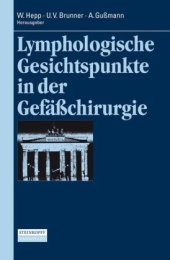 book Lymphologische Gesichtspunkte in der Gefäßchirurgie