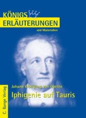 book Iphigenie auf Tauris. Erläuterungen und Materialien. (Lernmaterialien)