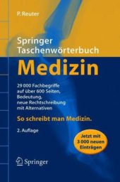 book Springer Taschenwörterbuch Medizin (Springer-Wörterbuch) 