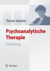 book Psychoanalytische Therapie: Forschung 