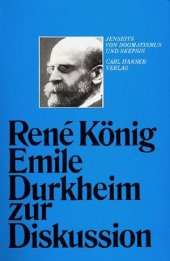 book Emile Durkheim zur Diskussion. Jenseits von Dogmatismus und Skepsis