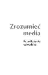 book Zrozumieć media. Przedłużenia człowieka