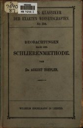 book Beobachtungen nach der Schlierenmethode