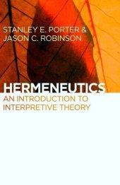 book Hermeneutics: An Introduction to Interpretive Theory