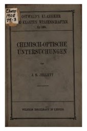 book Chemisch-optische Untersuchungen