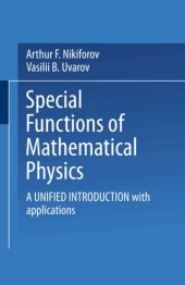 book Special Functions of Mathematical Physics