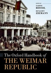 book The Oxford Handbook of the Weimar Republic