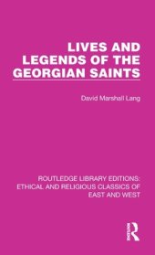 book Lives and Legends of the Georgian Saints