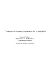 book Théorie radicalemellt élémeintaire des probabilités