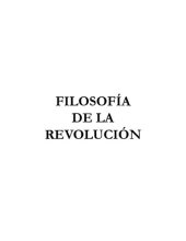 book Filosofía de la Revolución. Filosofía para el Socialismo en el siglo XXI