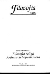 book Filozofia religii Arthura Schopenhauera