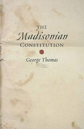 book The Madisonian Constitution