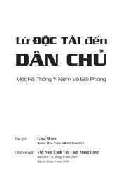 book Từ Độc Tài đến Dân Chủ — Một Hệ Thống Ý Niệm Về Giải Phóng