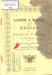 book Libër i parë apo Abetár për Shkolla Fillore të Shqypnís