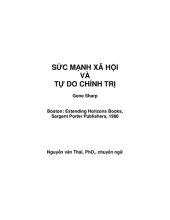 book SỨC MẠNH XÃ HỘI VÀ TỰ DO CHÍNH TRỊ