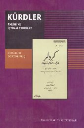 book Kürdler (Tarihi ve İçtimai Tedkikat)