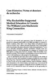 book Homeopathy - Why Rockefeller Supported Medical Education in Canada: The William Lyon Mackenzie King Connection