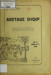 book Abetare shqip pjes’ e B’. këndimore vit i A’. shkollár