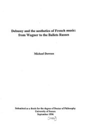 book Debussy and the aesthetics of French music: From Wagner to the Ballets Russes