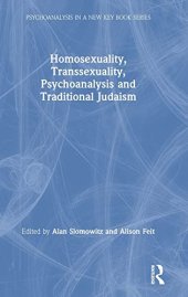 book Homosexuality, Transsexuality, Psychoanalysis and Traditional Judaism