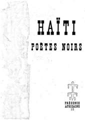 book Haïti: Poètes Noirs