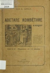 book Abetare kombëtare shqip pjes’ e A’. — përgatitore vit i A’. shkollâr