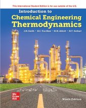 book Introduction to chemical engineering thermodynamics