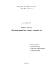 book Obowiązek naprawienia szkody w prawie karnym. Rozprawa doktorska