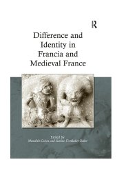 book Difference and Identity in Francia and Medieval France