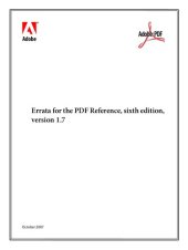 book Errata for the PDF Reference, sixth edition, version 1.7