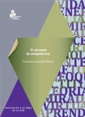 book El concepto de competencias