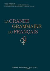 book La grande grammaire du français