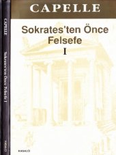 book Sokrates'ten Önce Felsefe (Fragmanlar-Doksograflar) Cilt I