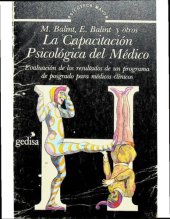 book La capacitación psicológica del médico