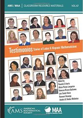 book Testimonios: Stories of Latinx and Hispanic Mathematicians