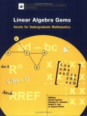 book Linear Algebra Gems: Assets for Undergraduate Mathematics