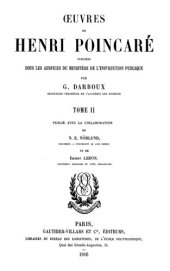 book Oeuvres de Henri Poincaré Tome II