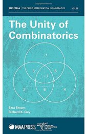 book The Unity of Combinatorics