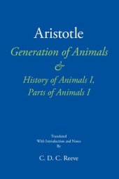 book Generation of Animals and History of Animals I, Parts of Animals