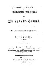 book Leonhard Eulers vollstäntige Anleitung zur Integralrechnung