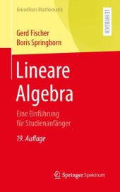 book Lineare Algebra : Eine Einführung für Studienanfänger