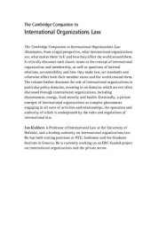 book The Cambridge companion to international organizations law