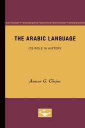 book The Arabic Language: Its Role in History