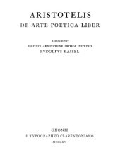 book Aristotelis de arte poetica liber