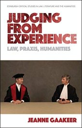 book Judging from Experience: Law, Praxis, Humanities