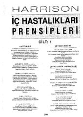 book Harrison İç Hastalıkları Prensipleri 1. Cilt