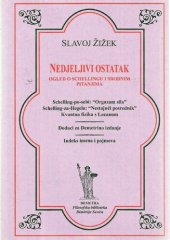 book Nedjeljivi ostatak. Ogled o Schellingu i srodnim pitanjima